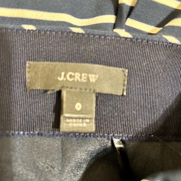 J. Crew Blue and Silver Pleated Midi Skirt - Picture 3 of 9